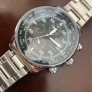 Citizen Silver Men's Chronograph 44mm Chronograph dress Watch